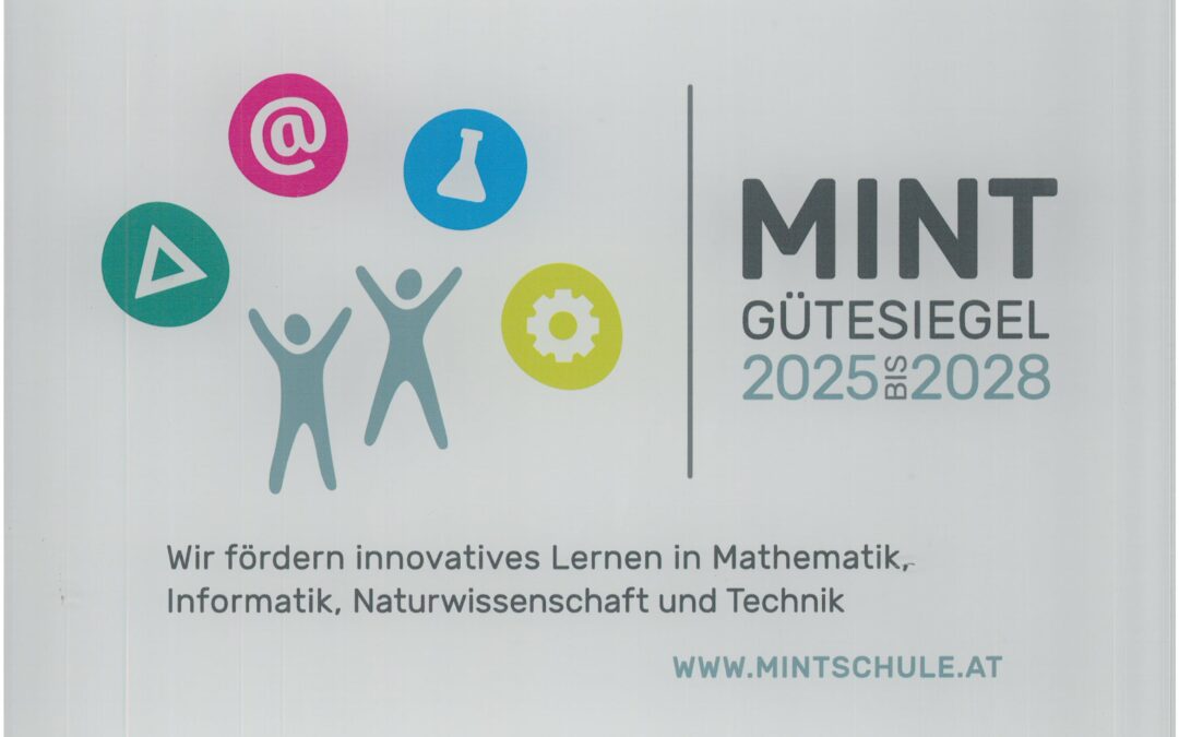 MINT-Gütesiegel – besondere Auszeichnung